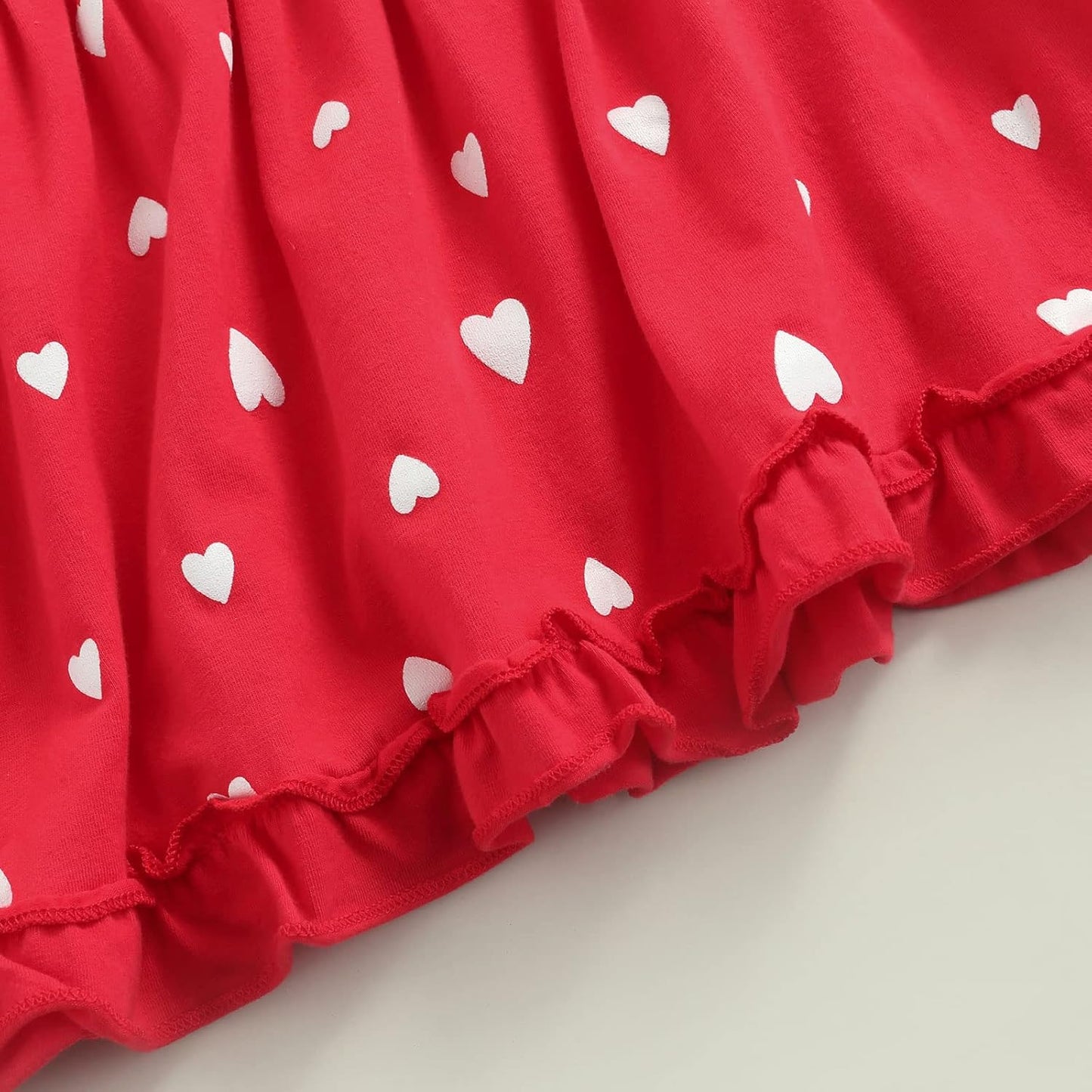 Charming Long Sleeve Tulle Tutu Dress for Baby Girls - Perfect Valentine's Outfit with Heart Design (12-18 Months)