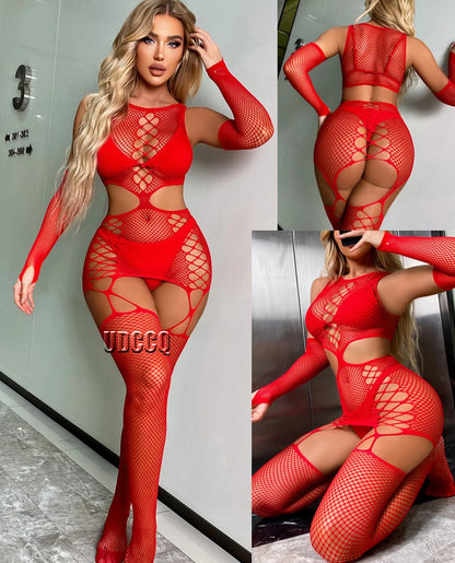 Seductive Babydoll Catsuit Underwear - Luxurious Chemise Lingerie for All Sizes (S-XXL)