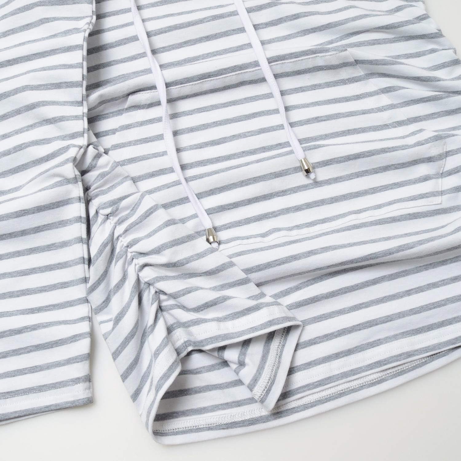 GINKANA Women's Maternity Hoodie - Stylish Long Sleeve Sweatshirt for Comfortable Pregnancy Wear