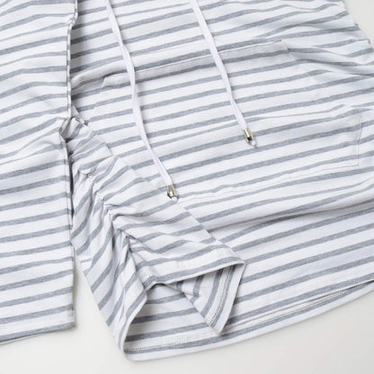 GINKANA Women's Maternity Hoodie - Stylish Long Sleeve Sweatshirt for Comfortable Pregnancy Wear