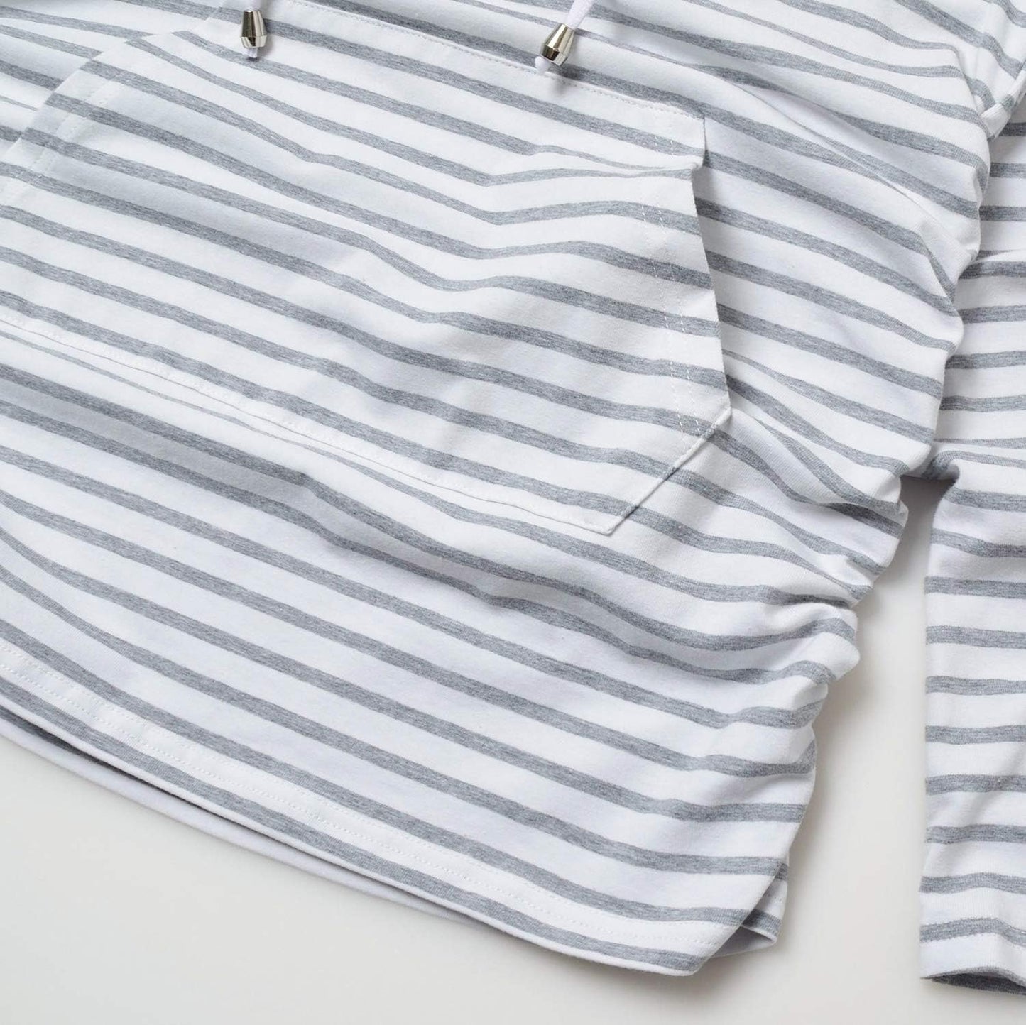 GINKANA Women's Maternity Hoodie - Stylish Long Sleeve Sweatshirt for Comfortable Pregnancy Wear