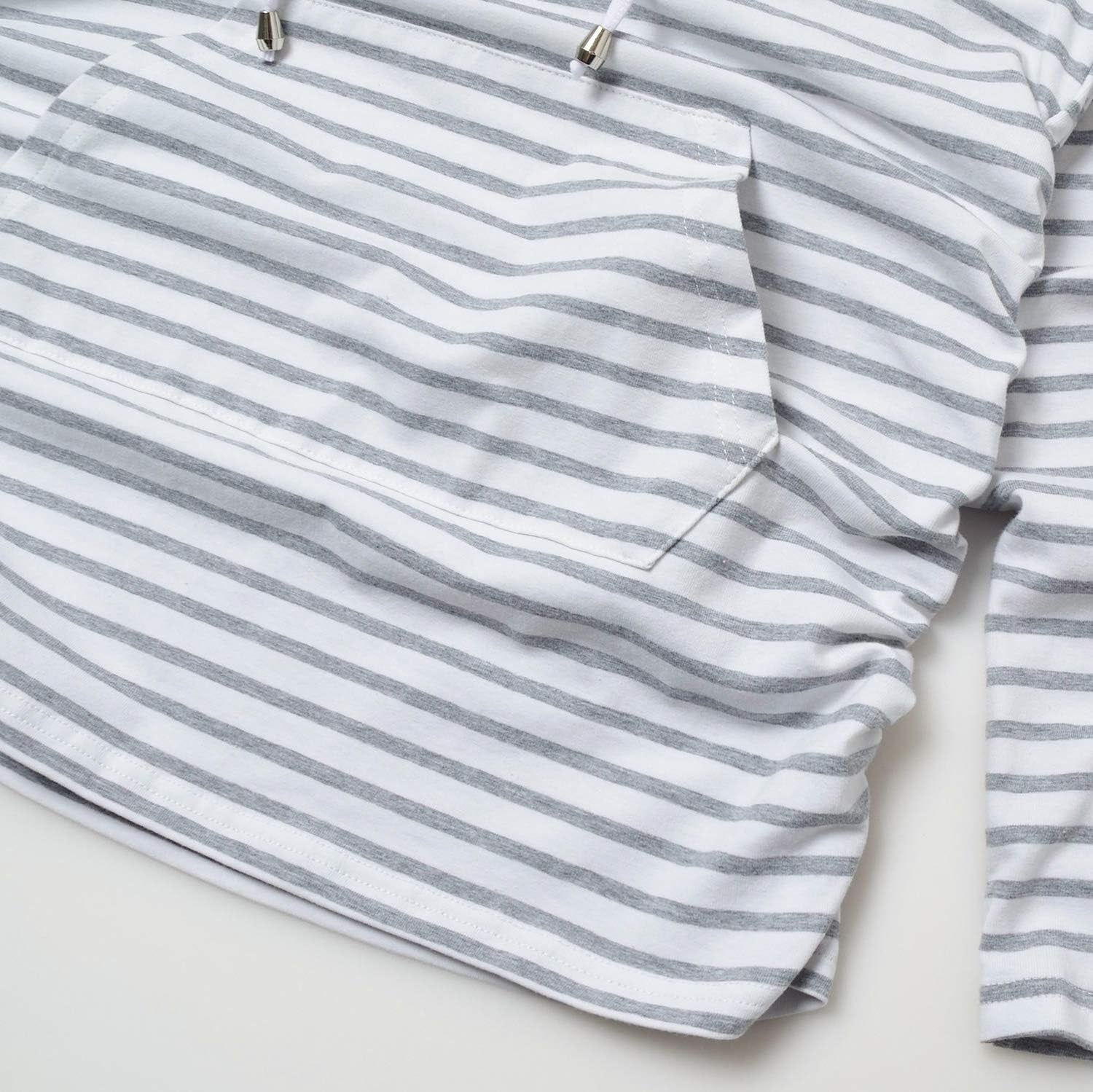 GINKANA Women's Maternity Hoodie - Stylish Long Sleeve Sweatshirt for Comfortable Pregnancy Wear