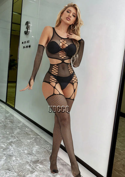 Seductive Babydoll Catsuit Underwear - Luxurious Chemise Lingerie for All Sizes (S-XXL)